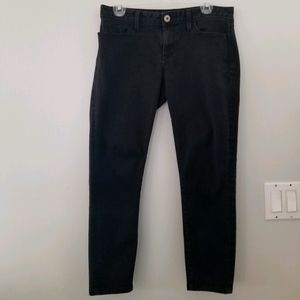 Banana Republic black crop denim